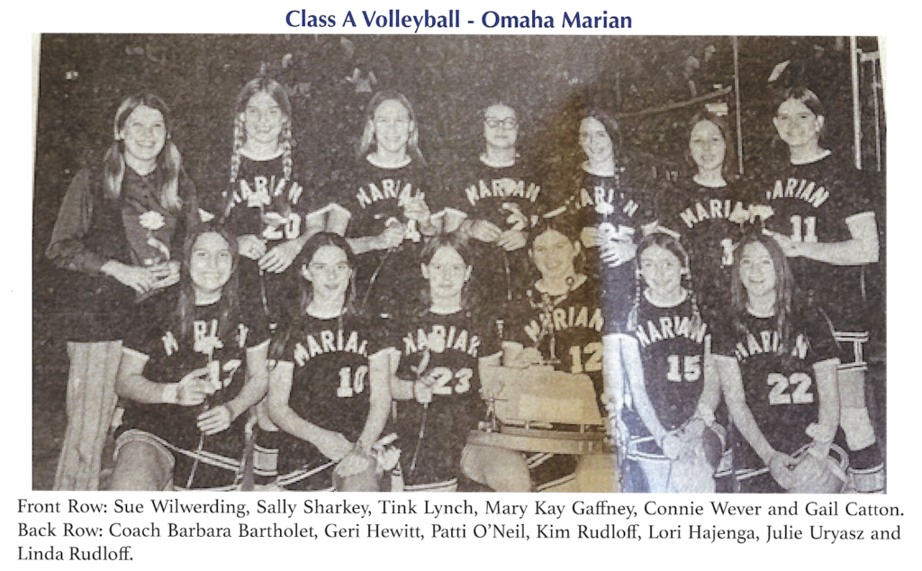 2022Omaha Marian1972 Nebraska High School Sports Hall of Fame